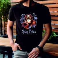 T-Shirt "Dieter" mit Motiv Orang Utan