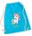 Turnbeutel, Schuhbeutel, Sportbeutel für Kinder, bedruckt Einhorn / Sternen und personalisierbar mit Namen, große Farbauswahl, Kita, Geschenk