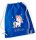 Turnbeutel, Schuhbeutel, Sportbeutel für Kinder, bedruckt Einhorn / Sternen und personalisierbar mit Namen, große Farbauswahl, Kita, Geschenk