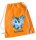 Turnbeutel, Schuhbeutel, Sportbeutel für Kinder, bedruckt Elefant, Vogel und personalisierbar mit Namen, große Farbauswahl, Kita, Geschenk