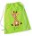 Turnbeutel, Schuhbeutel, Sportbeutel für Kinder, bedruckt Giraffe und personalisierbar mit Namen, große Farbauswahl, Kita, Geschenk