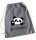 Turnbeutel, Schuhbeutel, Sportbeutel für Kinder, bedruckt Panda Bär und personalisierbar mit Namen, große Farbauswahl, Kita, Geschenk