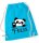 Turnbeutel, Schuhbeutel, Sportbeutel für Kinder, bedruckt Panda Bär und personalisierbar mit Namen, große Farbauswahl, Kita, Geschenk