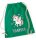 Turnbeutel, Schuhbeutel, Sportbeutel für Kinder, bedruckt Einhorn / Herzen und personalisierbar mit Namen, große Farbauswahl, Kita, Geschenk
