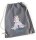 Turnbeutel, Schuhbeutel, Sportbeutel für Kinder, bedruckt Einhorn/ Regenbogen, personalisierbar mit Namen, große Farbauswahl, Kita, Geschenk