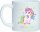 Kunststoff Tasse "Nele" mit Motivdruck Einhorn