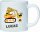 Kunststoff Tasse "Nele" mit Motivdruck Bagger