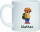 Kunststoff Tasse "Nele" mit Motivdruck Bär