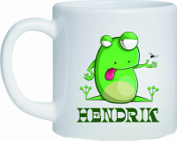 Kunststoff Tasse "Nele" mit Motivdruck Frosch