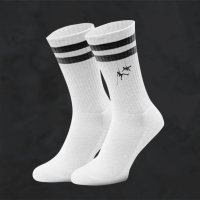 Socken mit Motivdruck Bergsteiger - Sport Socken - Fitness - Bio-Baumwolle - Socken zum Wandern - individuell bedruckt