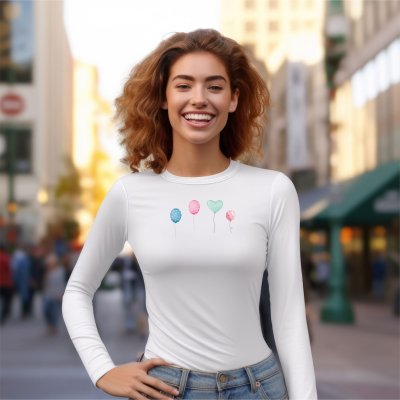 Bügelbilder Luftballons für Karneval Partys und andere Anlässe - Textil Aufbügler - Fröhlicher Druck für Textilien ist ein Must-have