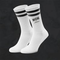 MOM Socken - Mütter Design - Bio-Baumwolle - Socken individuell mit Namen bedruckt - Strümpfe für Geburtstag oder Muttertag