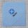 Personalisierbares Kapuzenhandtuch "Bernd" für Babys in hellblau mit individuellen Motiv und Namens-Stick