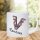 Kunststoff Tasse "Nele" mit Motivdruck Tier Buchstabe personalisiert