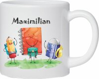 Kunststoff Tasse "Nele" mit Motivdruck Einschulung  personalisiert