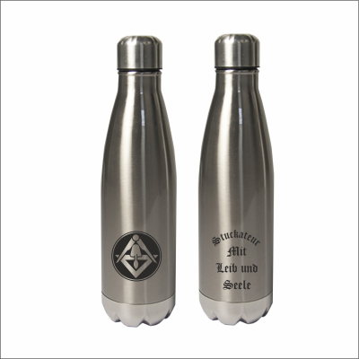 Thermosflasche "Günther" mit Logo Stuckateur