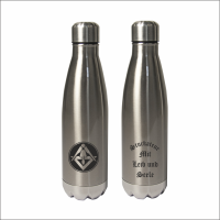 Thermosflasche &quot;G&uuml;nther&quot; mit Logo Stuckateur