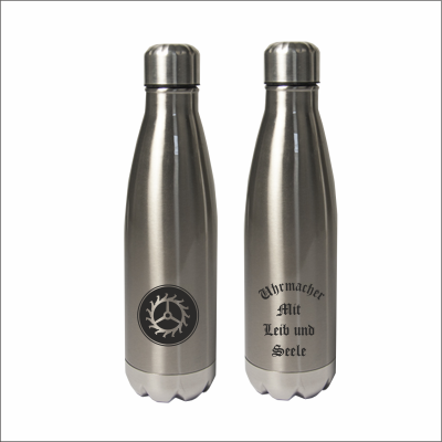 Thermosflasche "Günther" mit Logo Uhrmacher