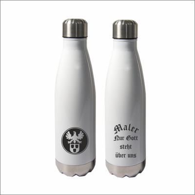 Thermosflasche "Nico" mit Logo Maler