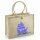 Tasche Beige mit Motiv Segelschiff Violett