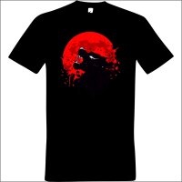 T-Shirt "Dieter" mit Motiv Werewolf und Blutmond