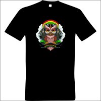 T-Shirt &quot;Dieter&quot; mit Motiv Reggae Owl