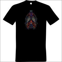 T-Shirt "Dieter" mit Motiv Fledermaus