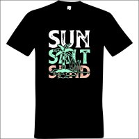 T-Shirt "Dieter" mit Motiv Sun Salt Sand