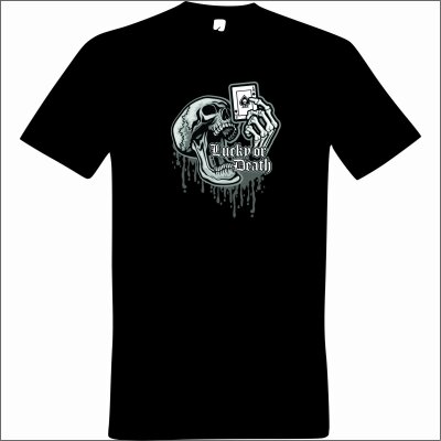 T-Shirt "Dieter" mit Motiv Skull Lucky AS